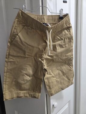 Place Boys's Elastic Drawstring Chino Shorts - Khaki